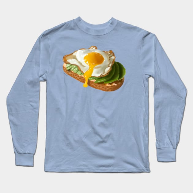 Breakfast time Long Sleeve T-Shirt by kozinoart